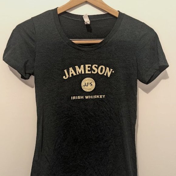 JAMESON Irish Whiskey t-shirt, Dark Green, Small - Picture 1 of 3